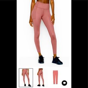 Victor Secret vintage rose colored 3/4 leggings.